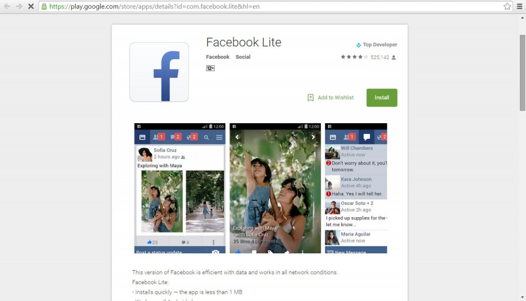 Facebook Lite